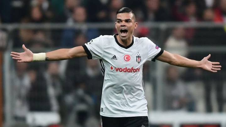 Pepe, con la camiseta del Besiktas.