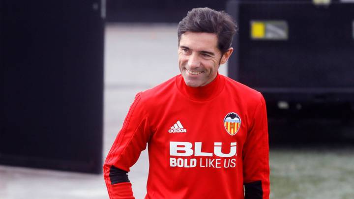 El técnico del Valencia, Marcelino García Toral.