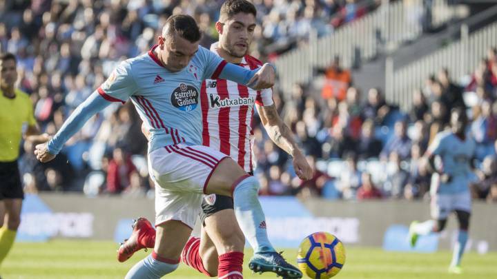 Aspas marcó su gol 50 con el Celta en Primera con este derechazo