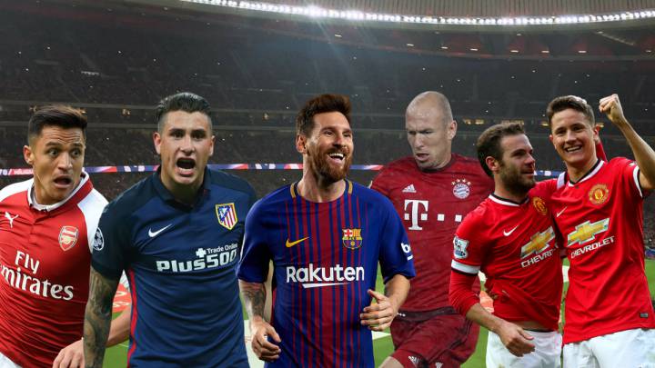 Jugadores que acaban contrato en junio de 2018.