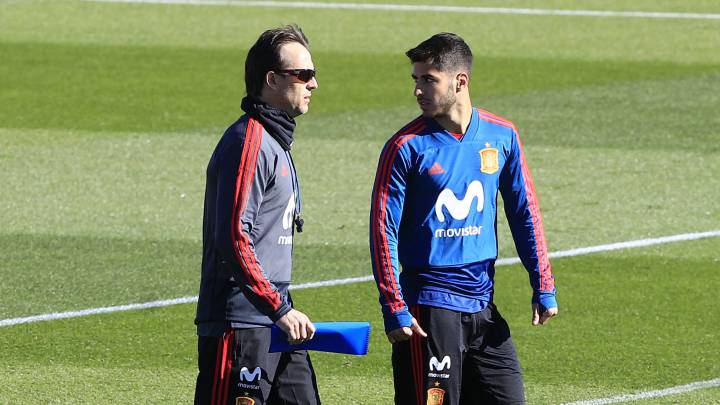 Asensio: "It's normal that they don't give me the full weight of the game"
