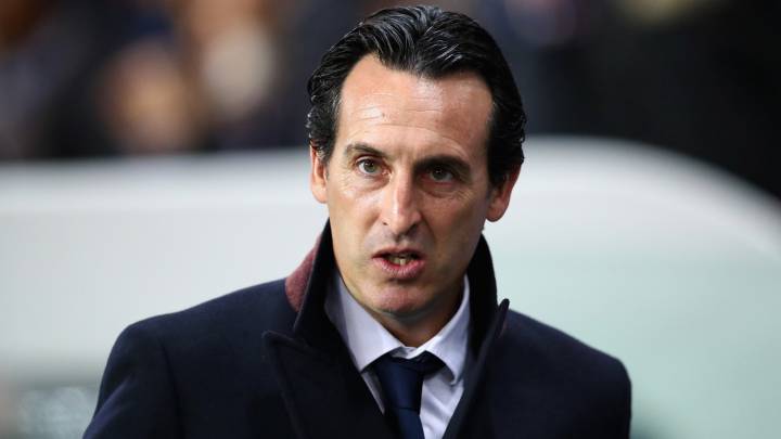 El entrenador español del PSG, Unai Emery.