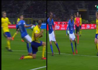 Suecia reclamó dos penalti por manos de Darmian y Barzagli