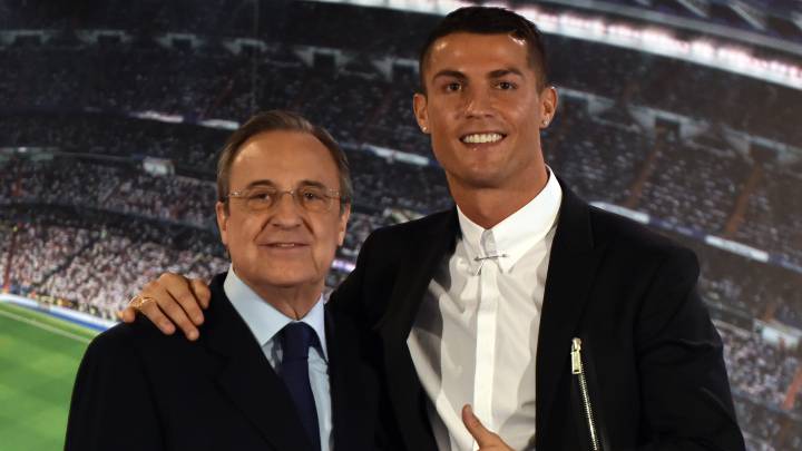 Florentino Pérez y Cristiano Ronaldo.