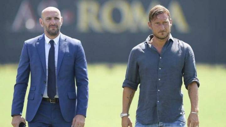 Monchi explains his legs were trembling when he told Totti to retire