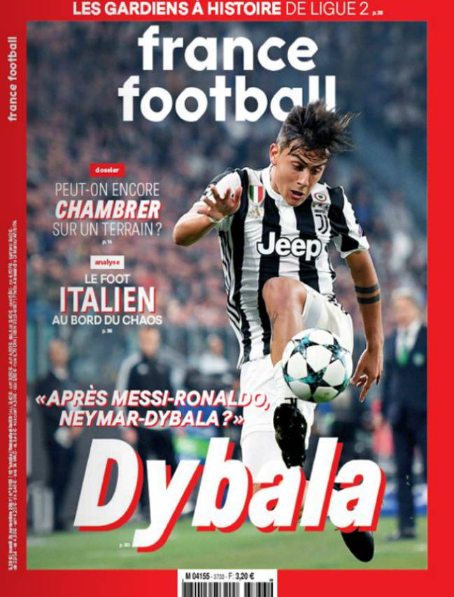 Portada de 'France Football' del martes, 21 de noviembre de 2017.