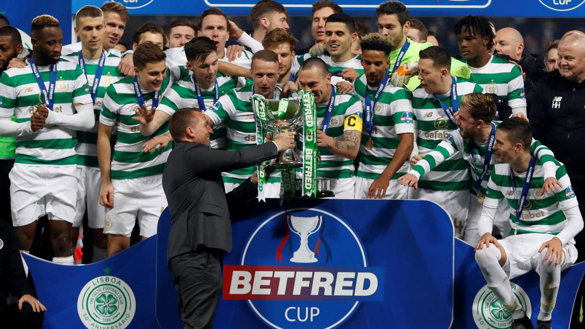El Celtic gana la Copa de la Liga y Rodgers hace historia.