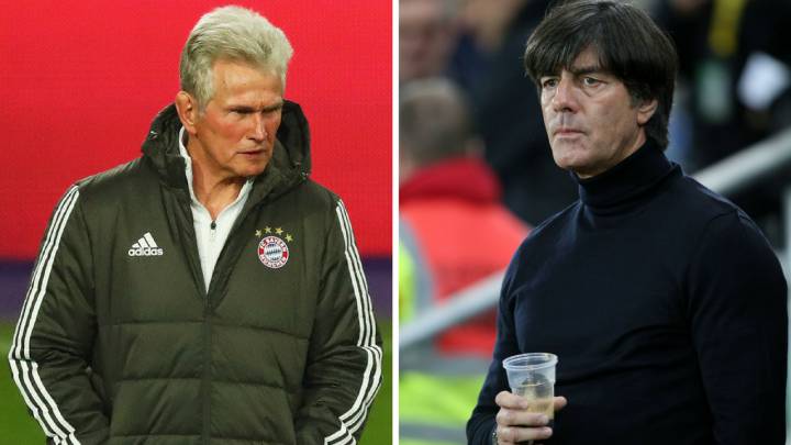 Jupp Heynckes y Joachim Löw.