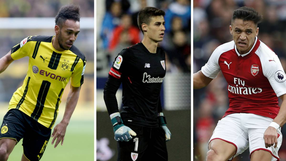 Aubameyang, Kepa Arrizabalaga y Alexis Sánchez son tres de los objetivos del Real Madrid para el mercado de invierno.