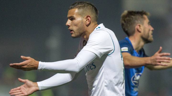 Theo Hernández acabó el partido contra el Fuenlabrada como el gran señalado por la afición.