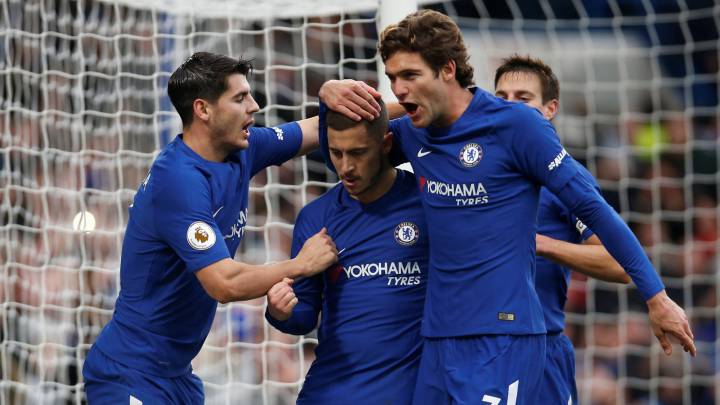 Hazard y Morata desquician al Newcastle de Benítez