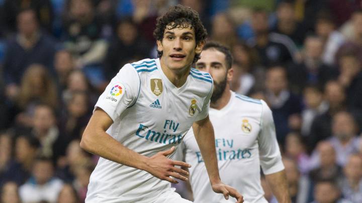 Jesús Vallejo con el Madrid.
