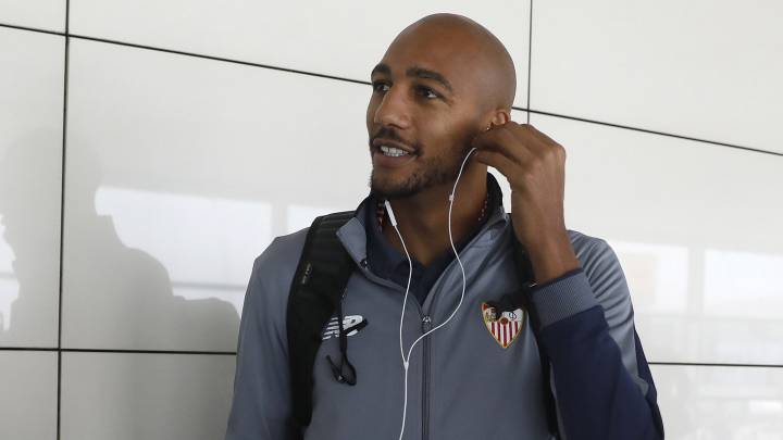 El centrocampista francés del Sevilla, Steven N'Zonzi.