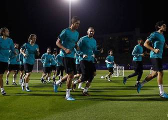 Bale no participó en el final de la primera sesión en Emiratos