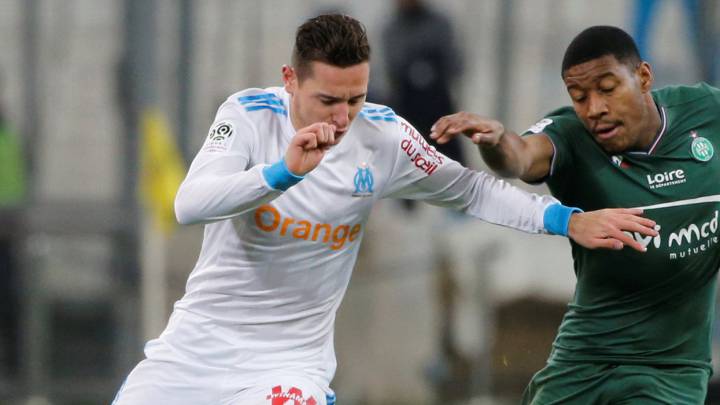 Thauvin con el Olympique de Marsella.