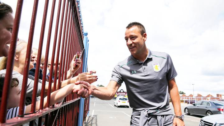 El defensa inglés del Aston Villa, John Terry.