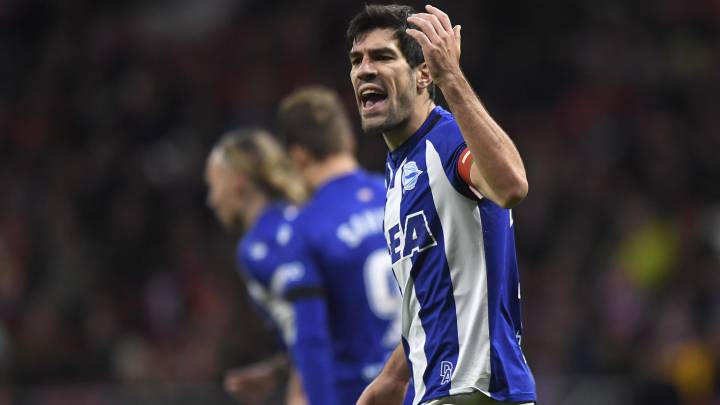Manu García, jugador del Alavés.