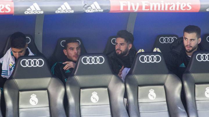 Zidane decidió dejar a Isco en el banquillo