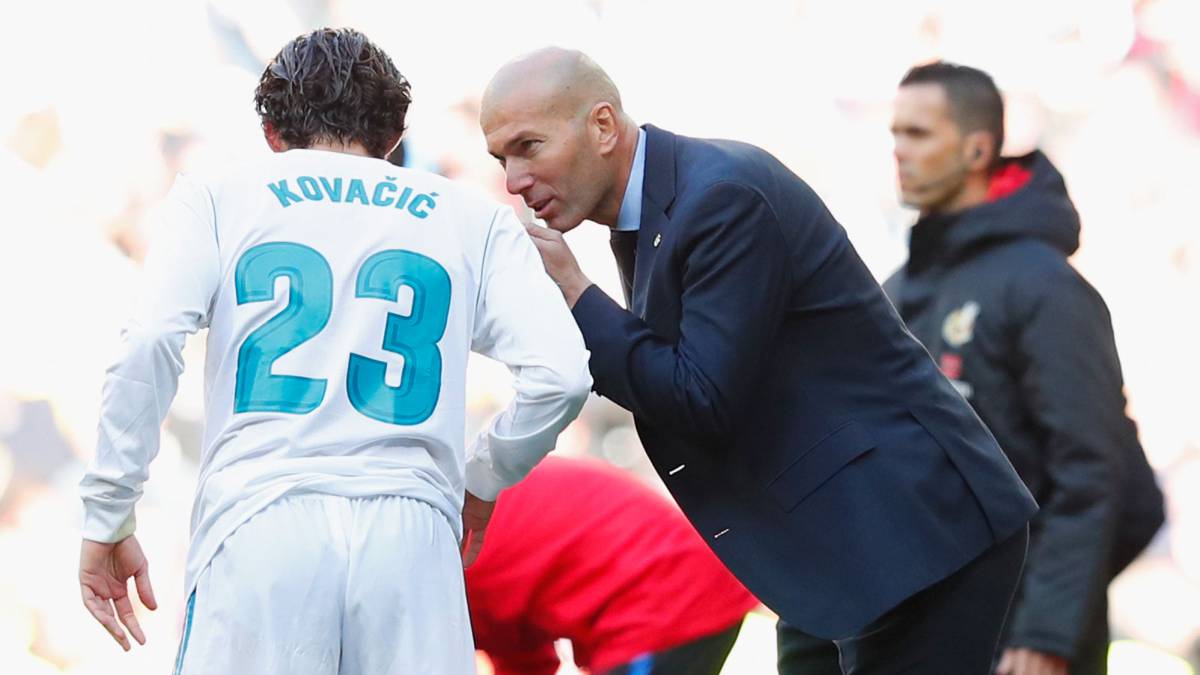 Zidane a Kovacic, sobre Messi: "Síguelo así por todo el campo"
