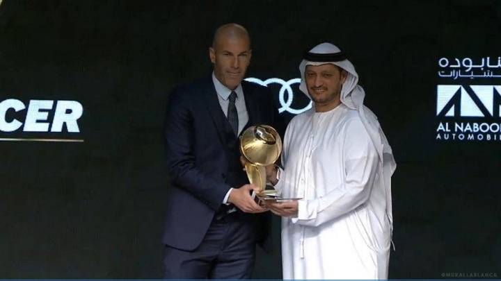 Zidane, mejor entrenador de 2017