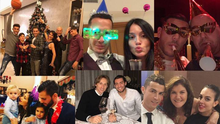 How the Real Madrid players celebrated New Year 2018