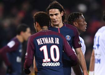 Cavani y su relación con Neymar: