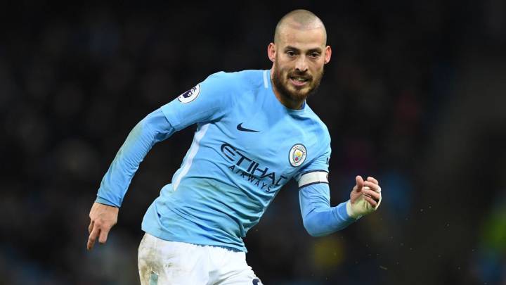 Silva con el Manchester City.