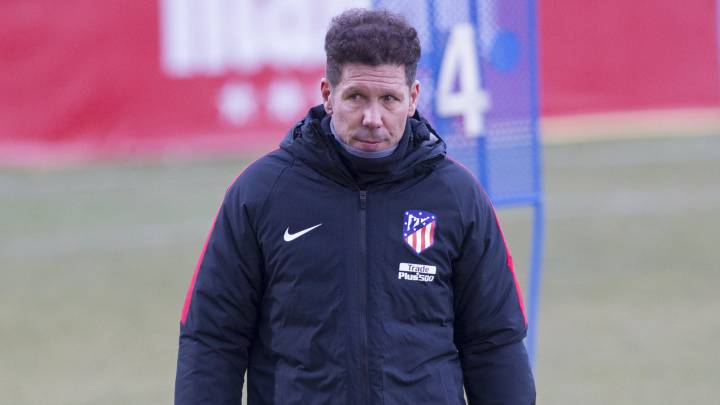 Diego Pablo Simeone, entrenador del Atlético de Madrid.