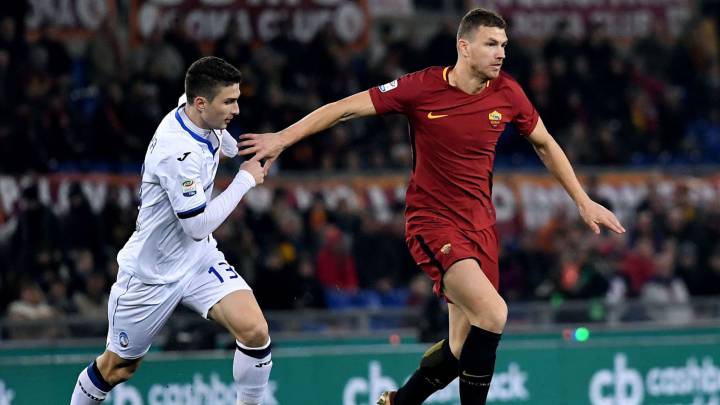 Imagen del Roma contra el Atalanta.