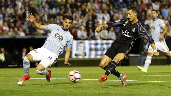 Cristiano marcó dos goles la temporada pasada.