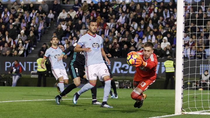 Rubén Blanco, portero del Celta.