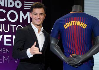 Las mejores imágenes de la presentación de Coutinho