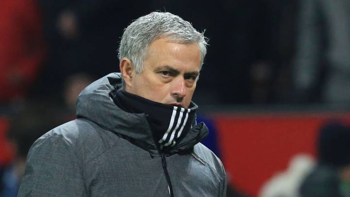 José Mourinho, entrenador del Manchester United.