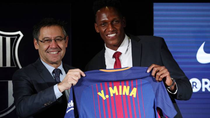 Yerry Mina: “Se me erizó la piel cuando se me acercó Messi”