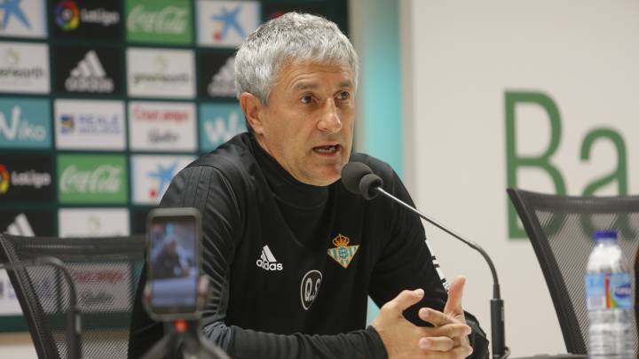 Setién: "Ceballos quiere venir"