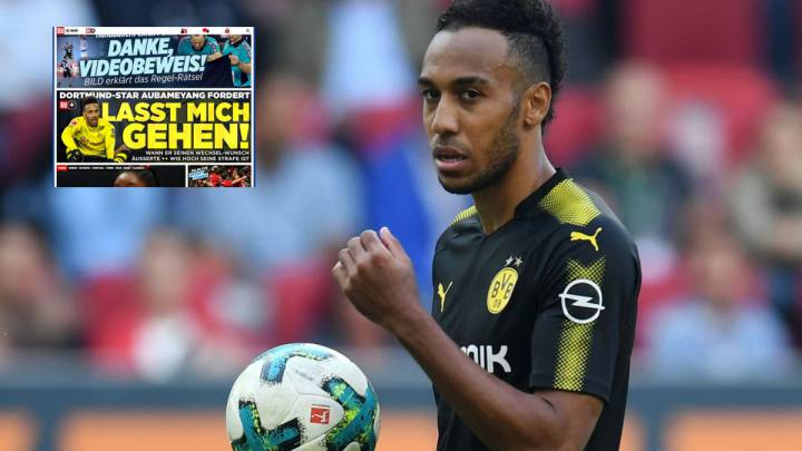 Aubameyang le exige al Dortmund la carta de libertad: "Déjame ir"