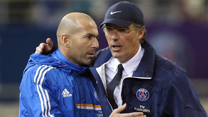 Zidane y Blanc.