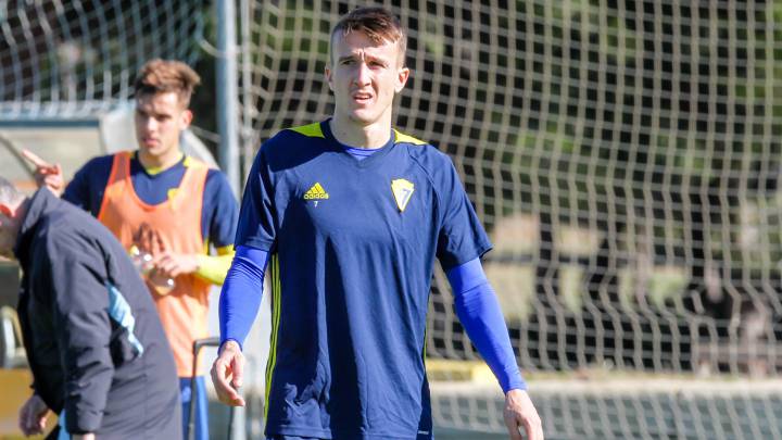 Salvi, jugador del Cádiz.