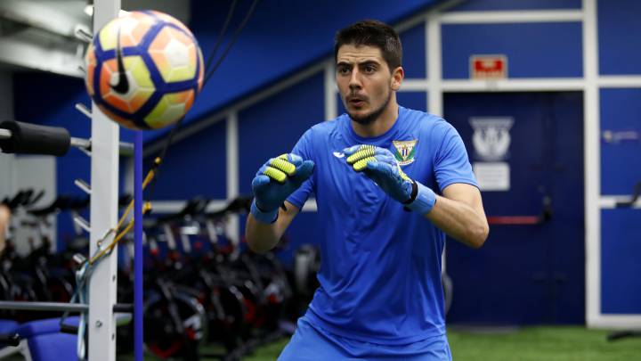 Serantes durante su recuperación.