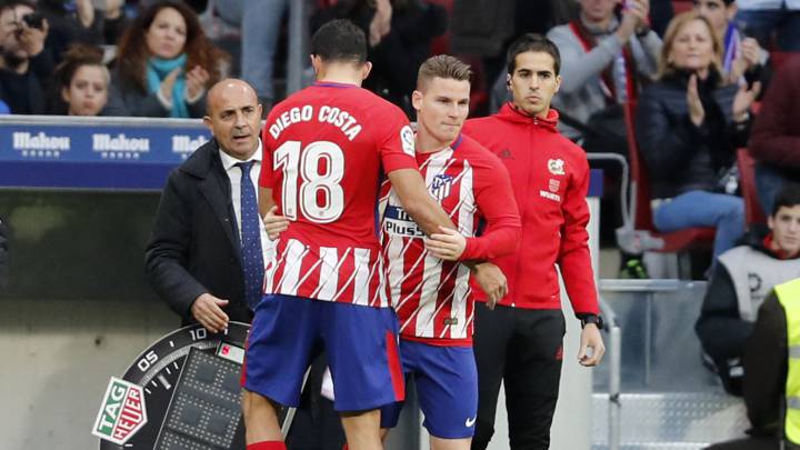 Diego Costa "fue sustituido por unas molestias musculares"