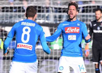 Un gol de Mertens asegura el liderato del Nápoles