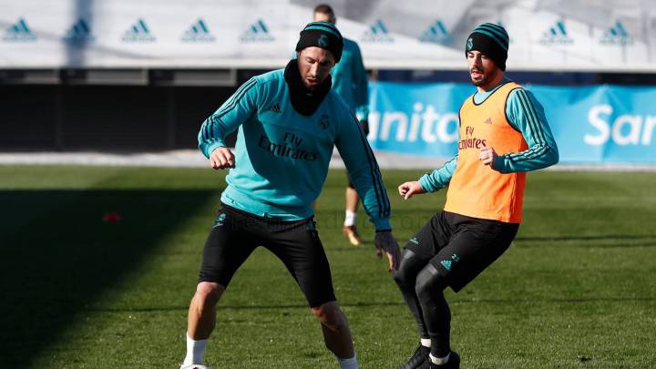 Ramos ya está listo y Cristiano reaparece con el ojo morado