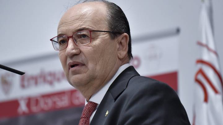 Pepe Castro, presidente del Sevilla.