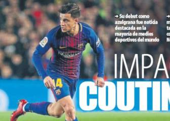 Messi y Coutinho, estrellas en la prensa de Barcelona