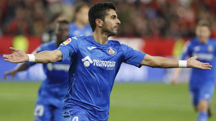 Ángel, jugador del Getafe.
