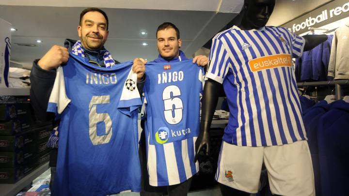 Gran respuesta al intercambio de camisetas de Iñigo Martínez