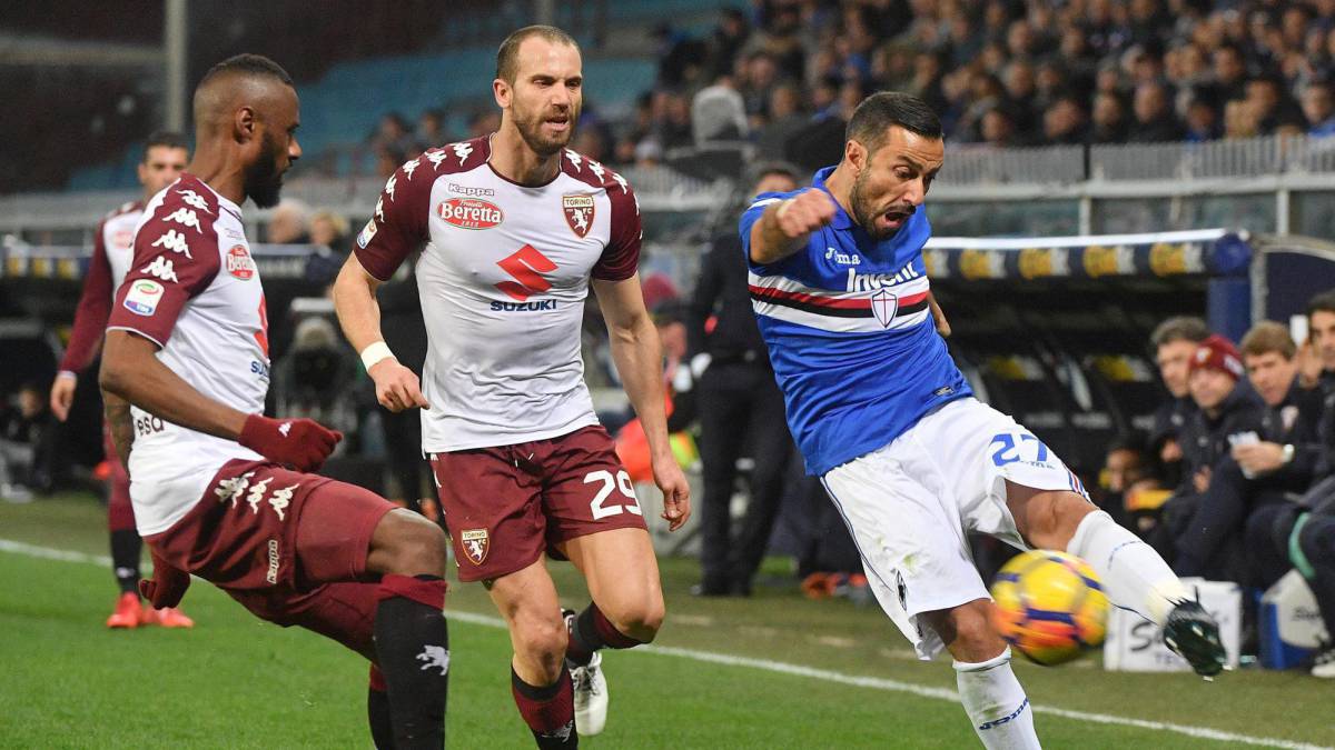 Al Sampdoria no le basta un gol de Torreira para vencer al Torino