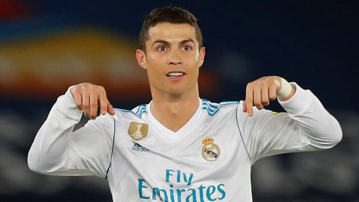 Cristiano Ronaldo con el Real Madrid.