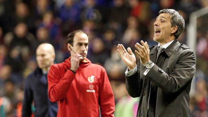 El entrenador del Levante, Juan Ramón Lopez Muñiz.