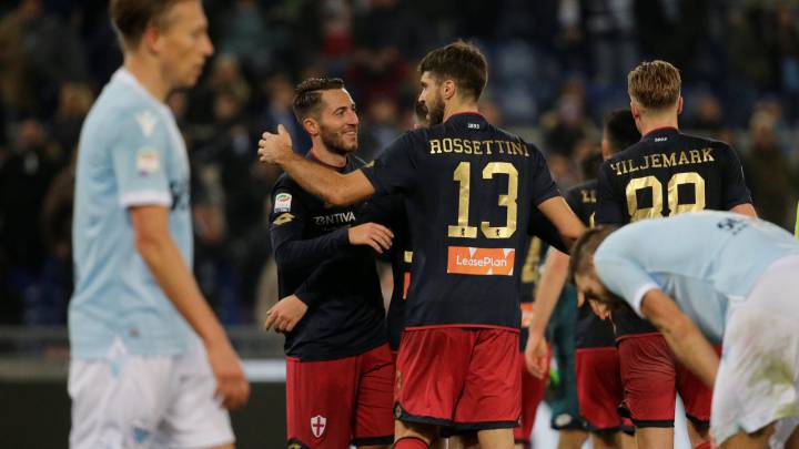 El Lazio cae ante el Genoa y no aprovecha el tropiezo del Inter